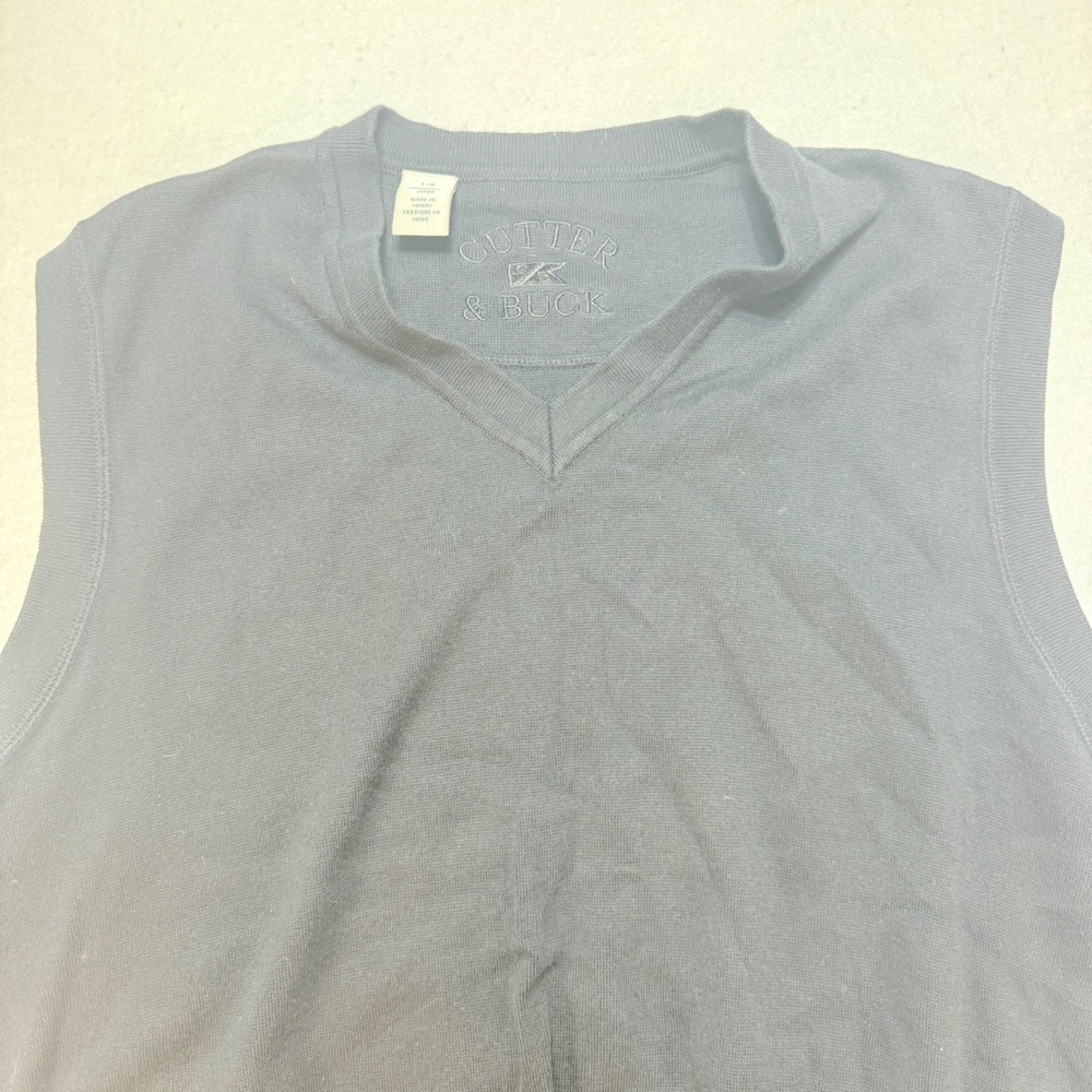 Cutter & Buck Sweater Vest V-Neck Sleeveless Golf Casual Layering‎ L